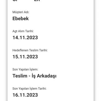 AGT Kurye Firması Bilgilendirme Yapmadan Kargomu Başkasına Teslim Etti