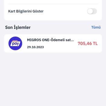 Migros Money Puanımın Yüklenmemesi