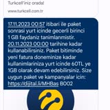 Turkcell İznim Olmadan Paket Tanımladı