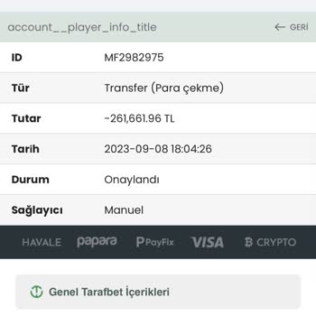 Tarafbet Kazancı Ödemiyor ve Siteden Ban Yapıyor