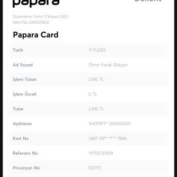 Shopify.com Shopify Deneme Süresinden Sonra Para Çekti