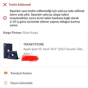 Gelmek Bilmeyen Sürat Kargo Pişmanlıktır