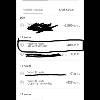 Yapı Kredi Bankası Spt Yket Adı Altında Para Çekilmiş