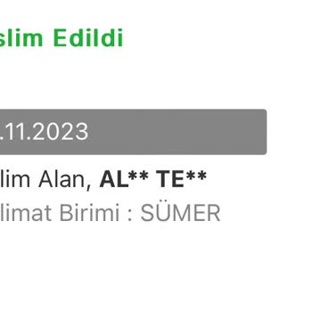 MNG Kargom Başka Birine Teslim Edildi