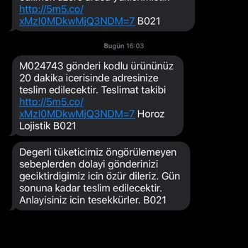 Horoz Lojistik Kargo İşini Başaramıyor