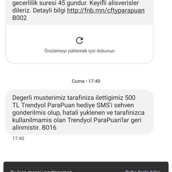 QNB Finansbank Trendyol Parapuanlarımı Vermedi. Saçmalık