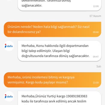 Trendyol İdefix Instax Kameramı Benden Habersiz İade Etti