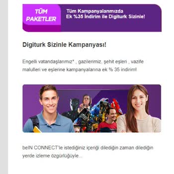Digiturk Engelli Kampanyası Niye Bütün Kampanyalarda Geçerli Değil