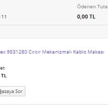 Tophan Makina N11 İptal Edilen Ürün Ücret Farkı Sağlamaması