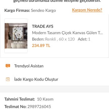 Sendeo 2 Haftadır Kargom Gelmedi