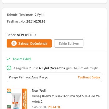 New Well Bozuk Kokulu Çıkan Krem