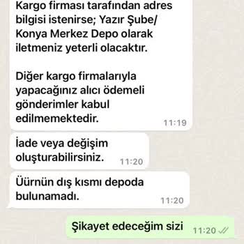 Sporjinal Eksik Ürün, İade Ettiğim Ürünü Yine Satışa Koymak