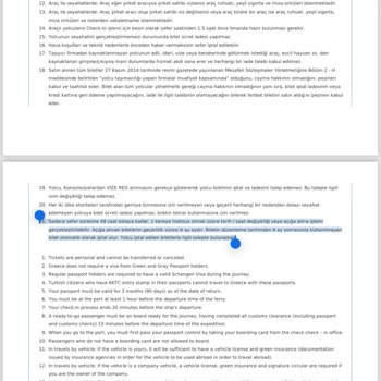 Bilet.com Alınan Biletteki Kural Aldatmacası