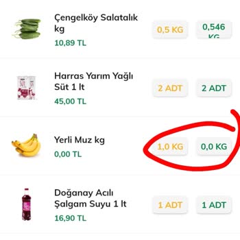 File Market Siparişimde Eksik Ürün.