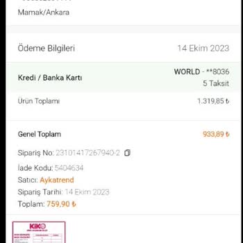 FLO Ayakkabı FLO Da Faturaları Mutlaka Kontrol Edin. İade De Eksik Ödeme Yapıyorlar