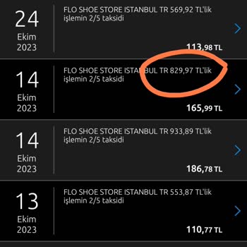 FLO Ayakkabı FLO Da Faturaları Mutlaka Kontrol Edin. İade De Eksik Ödeme Yapıyorlar