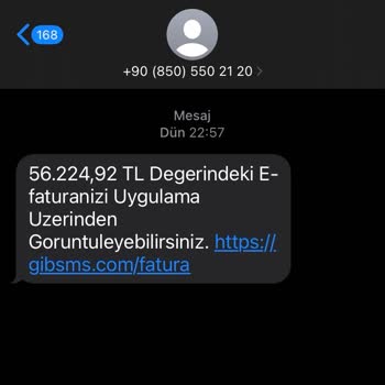 Elogo Üzerinde Mesaj Gelmesi