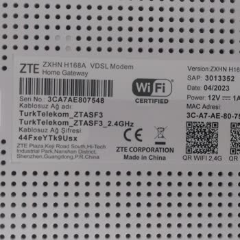 Zte Modem Türk Telekom DSL Modem Hız Problemi