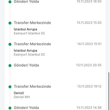 Trendyol Express Kargoların Gecikmesi Ve Farklı Yerlere Gitmesi