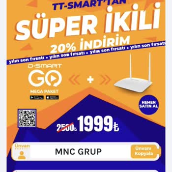 D-Smart Türk Telekom Kampanya Vaadiyle Onaysız Satış Yapılması