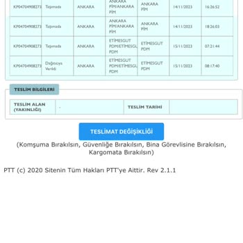 PTT Kargo Etimesgut PDM Kargo Getirememe Sorunu