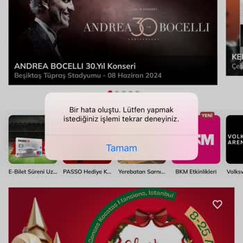 Passolig Ait Mobil Uygulamada Aktivasyon Hatası