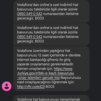 Vodafone Numara Taşıma Süreç Uzunluğu Ve Olumsuz Sonuç