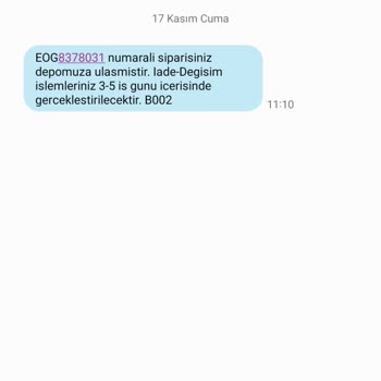 Mavi Kampanyalı Online Alışveriş İptali Hk