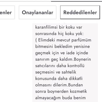 Boyner'de Sahte Parfüm Hayal Kırıklığı
