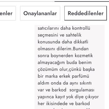 Boyner'de Sahte Parfüm Hayal Kırıklığı