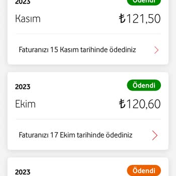 Vodafone Tarafıma Bilgi Verilmeden Tarife Bedeli Yükseltildi