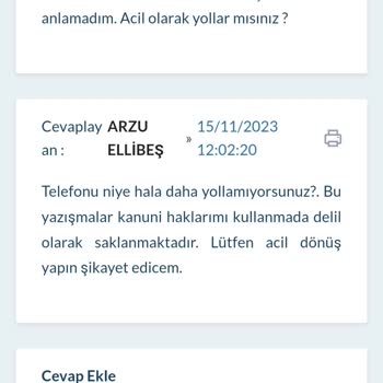 FPPRO Teknik Servis Fp Pro Saatimi Geri Vermiyor.