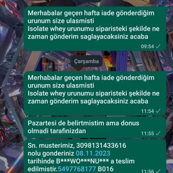Bewolf Nutrition Hatalı Ürün Gönderimi