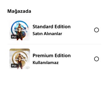 PlayStation Türkiye Premium Sürüm Yerine Standart Sürüm İndirme İzni