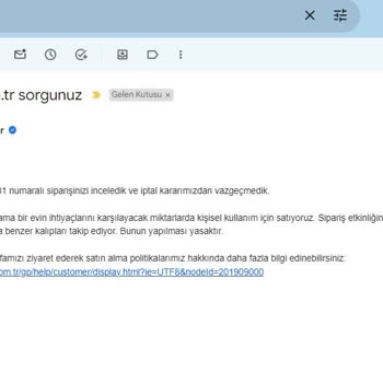 Amazonun Sebepsiz Ve Çirkin Tavırları