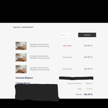 English Home İndirimli Ürün Siparişini İptal Etti