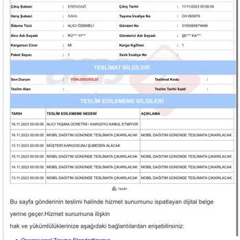 Aras Kargo İlgisiz Ve İhmalkar