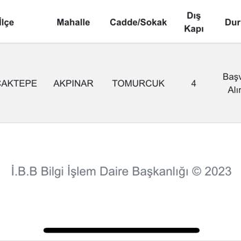 1 Yıldır Bekleyen İBB Hasar Tespit Başvurusu