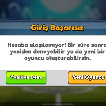 Kafa Topu2 Giriş Başarısız Uyarısı