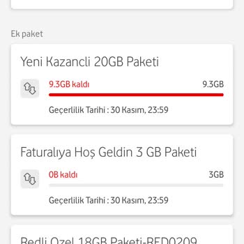 Vodafone'nin Faturalı Hatta Eksik Tarife Yüklemesi Var