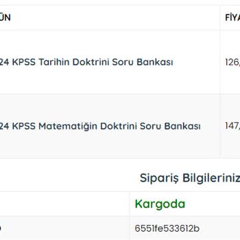 Doktrin Yayınları - Kargo İadesinde Ücret Alması
