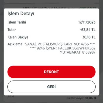 Facebook İzinsiz Para Çekimi