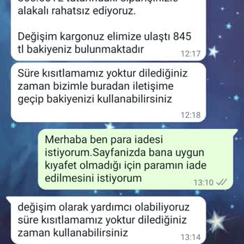 Tuğba'nın Butiği İsimli Firma İade Kabul Etmiyor