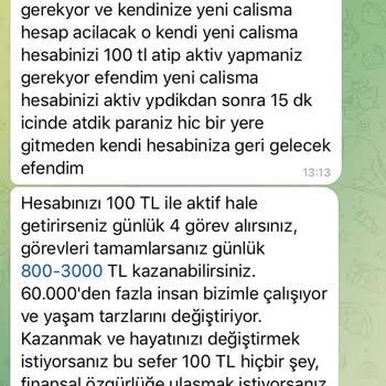 Trendyol İnternetten İş Vaadiyle Mağdur Oldum