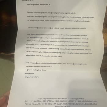 Elle Ayakkabı Elle Firması Hatasına Sahip Çıkmıyor