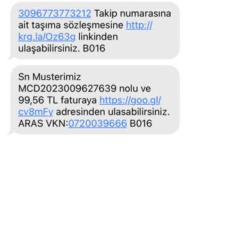 Kayıp Kargo İlgisiz Aras Kargo