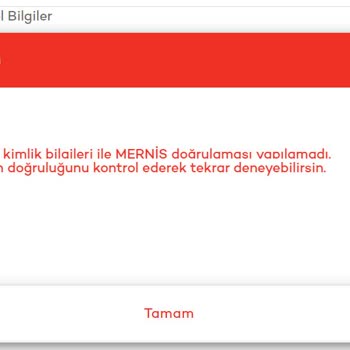 Akbank Kariyer Mernis Hatası
