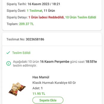 Kim Market Yanlış Ürün Gönderimi Ve İade Ya Da Değişim Yapılmaması