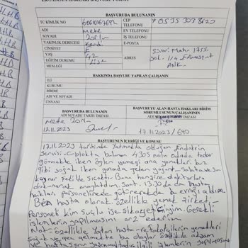 ISS Türkiye Yemek İle Hastaları Zehirleme