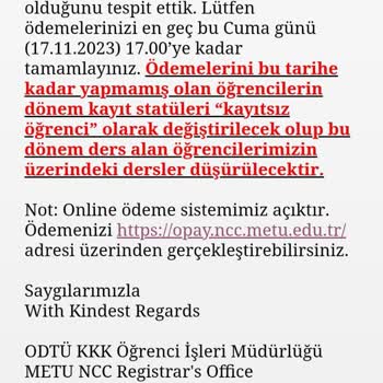 ODTÜ (Orta Doğu Teknik Üniversitesi) Kuzey Kıbrıs Kampüsü Sorun Yaşama